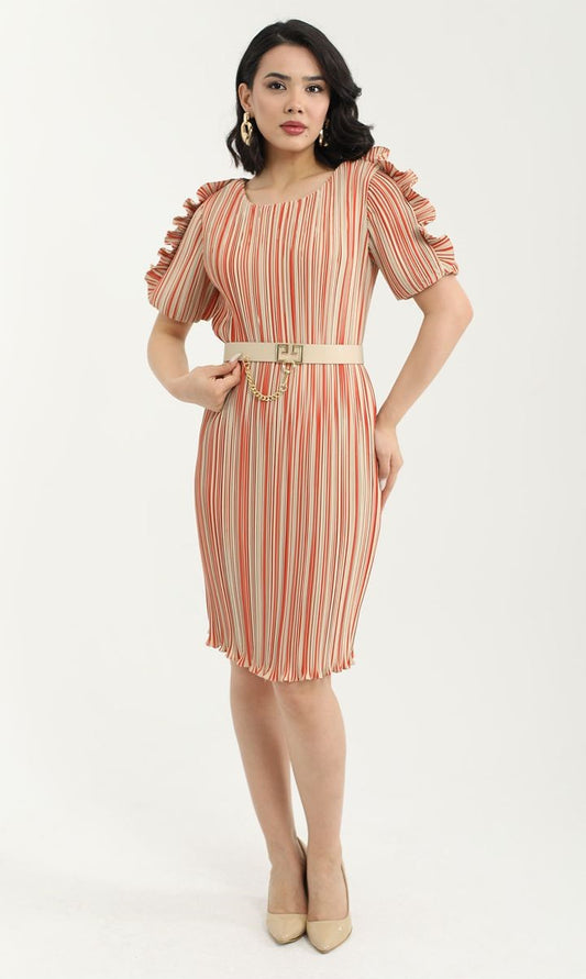 Ruffle Sleeves Summer Dress GC57301