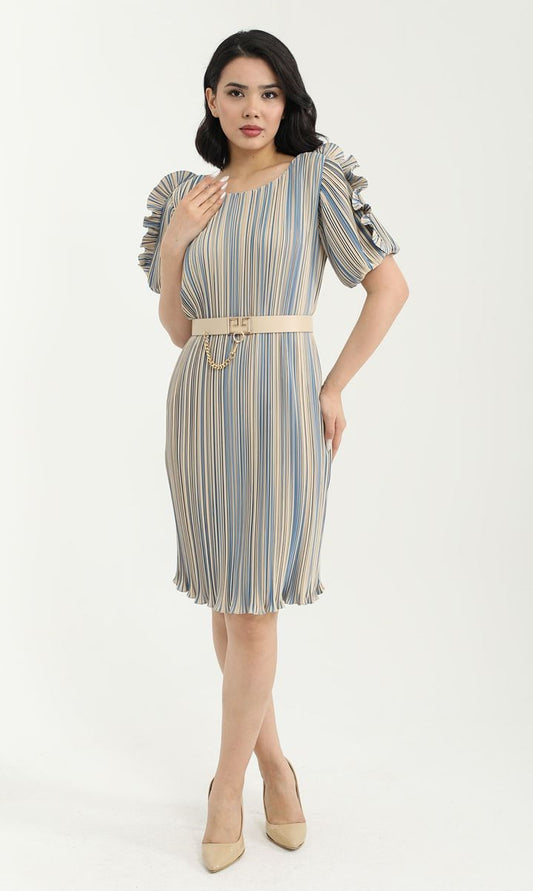 Ruffle Sleeves Summer Dress GC57303